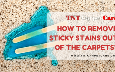 How To Remove Sticky Stains Out Of The Carpets?