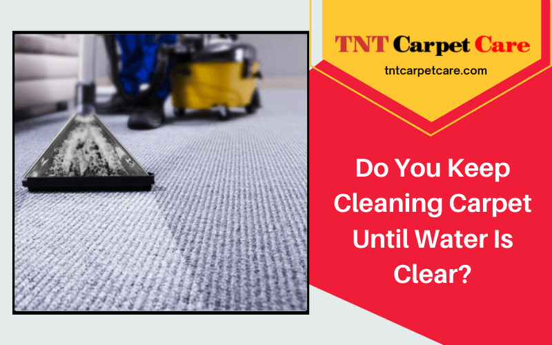 Do You Keep Cleaning Carpet Until Water Is Clear?