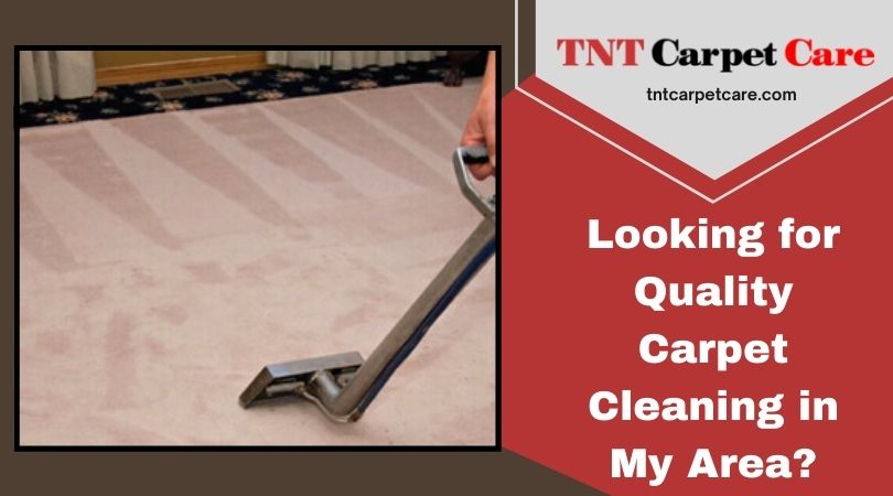 Why Select Carpet Cleaning in My Area