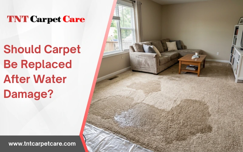 should carpet be replaced after water damage